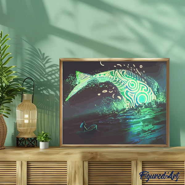 paint by numbers | Lunar Fish | animals fish intermediate new arrivals | FiguredArt