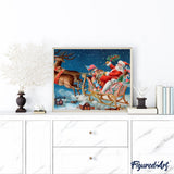 paint by numbers | Santa Claus in America | christmas intermediate new arrivals | FiguredArt