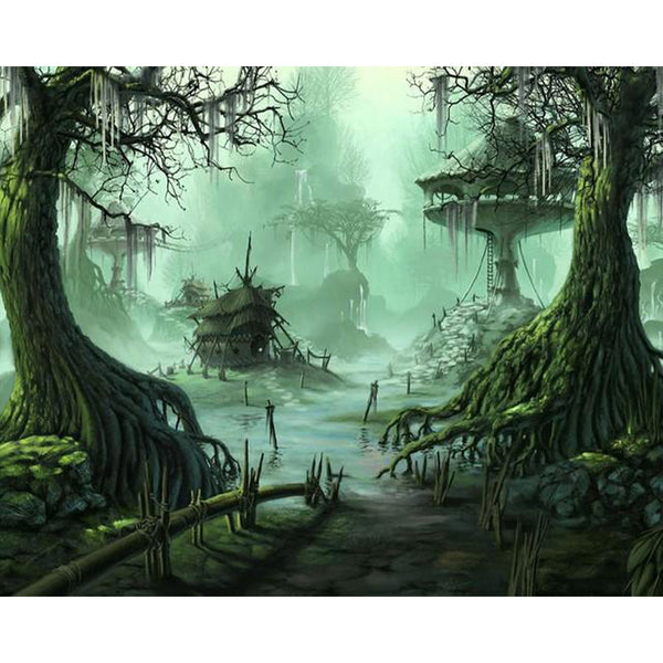 paint by numbers | Magical Garden | advanced forest landscapes new arrivals | FiguredArt