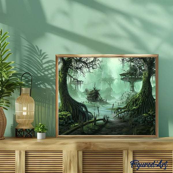 paint by numbers | Magical Garden | advanced forest landscapes new arrivals | FiguredArt