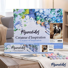 Load image into Gallery viewer, paint by numbers | Big Horse Black and White | animals easy horses new arrivals | FiguredArt