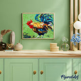 paint by numbers | Rooster | animals birds intermediate new arrivals | FiguredArt