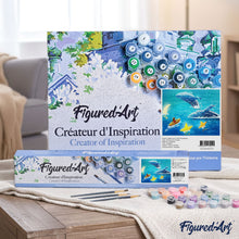 Load image into Gallery viewer, paint by numbers | Whale Jumps | animals easy fish new arrivals whales | FiguredArt