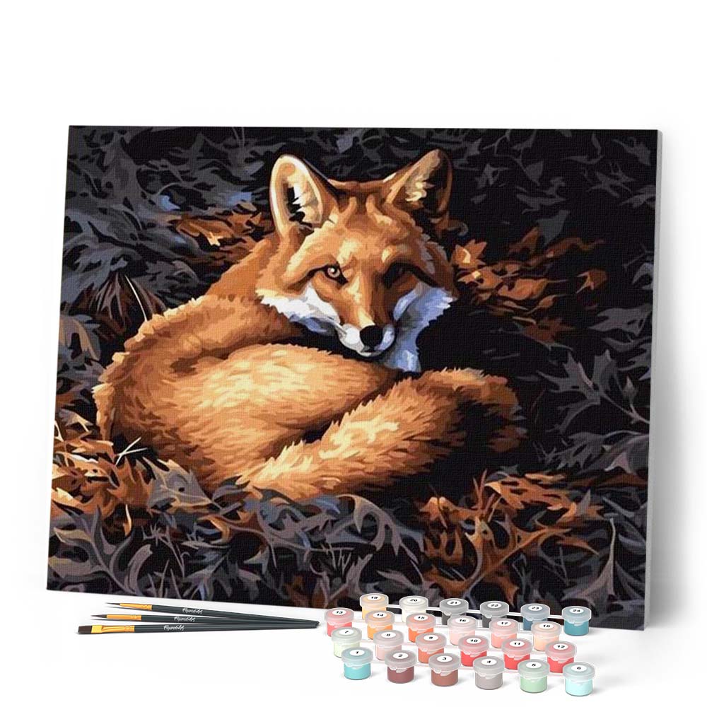 Paint by Numbers - Pretty Fox – Figured'Art
