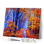paint by numbers | In the Forest during Autumn | advanced landscapes new arrivals | FiguredArt
