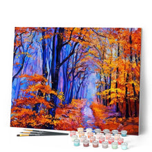 Load image into Gallery viewer, paint by numbers | In the Forest during Autumn | advanced landscapes new arrivals | FiguredArt