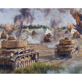 paint by numbers | Tank war | advanced landscapes new arrivals | FiguredArt