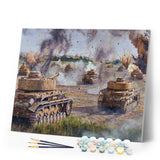 paint by numbers | Tank war | advanced landscapes new arrivals | FiguredArt