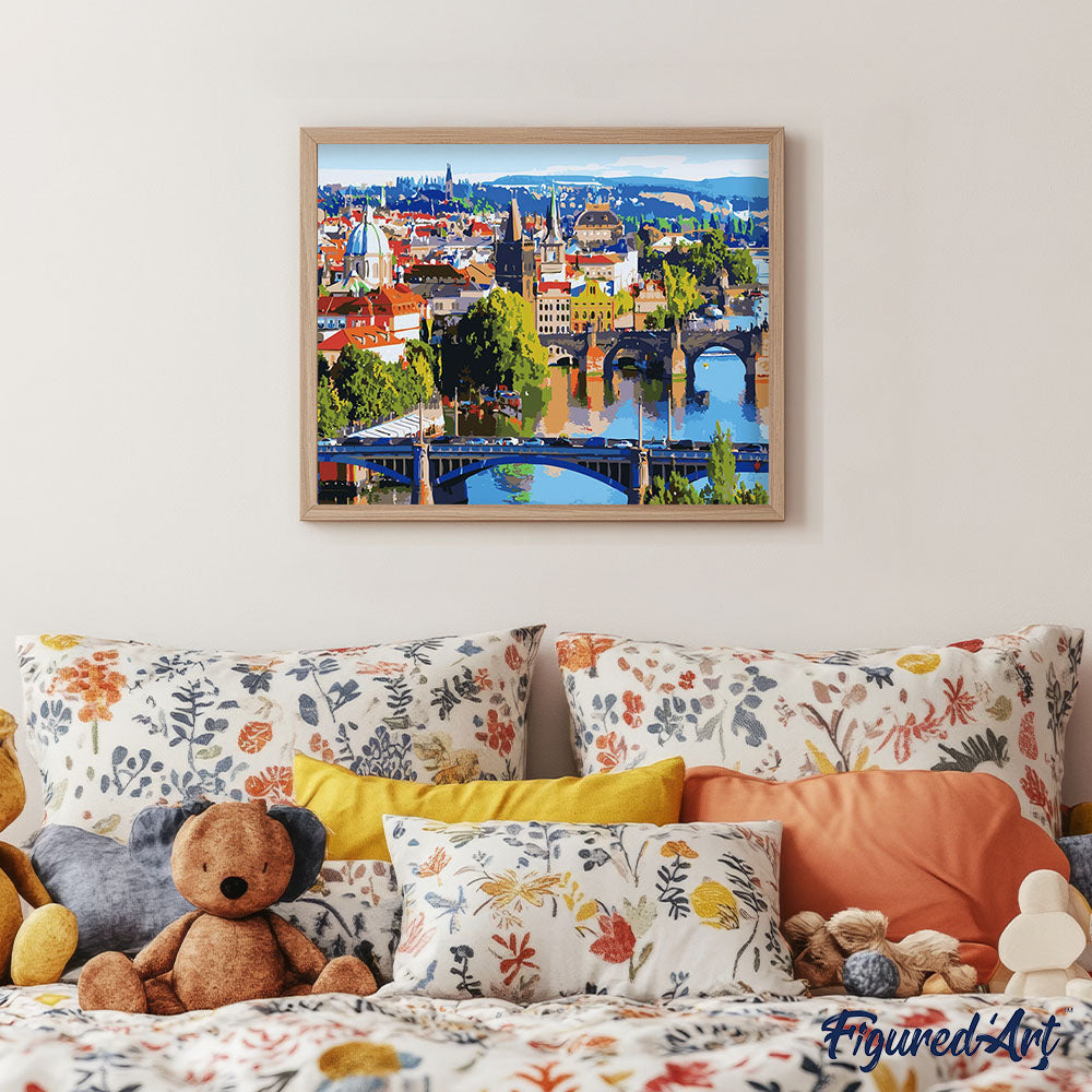 paint by numbers | City in Europe | advanced cities landscapes | FiguredArt