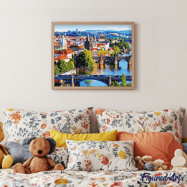 paint by numbers | City in Europe | advanced cities landscapes | FiguredArt