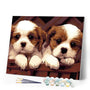 paint by numbers | Small puppies | animals dogs easy | FiguredArt