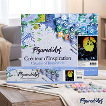 Load image into Gallery viewer, paint by numbers | Cemetery and Pumpkin | halloween intermediate new arrivals | FiguredArt