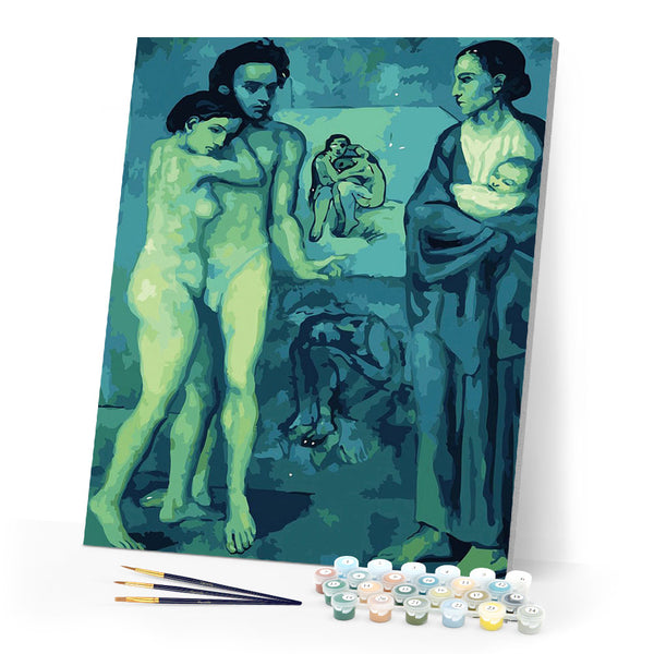 paint by numbers | Couple and Woman | advanced new arrivals portrait | FiguredArt