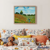 paint by numbers | Walking in the Fields | famous paintings intermediate landscapes new arrivals | FiguredArt