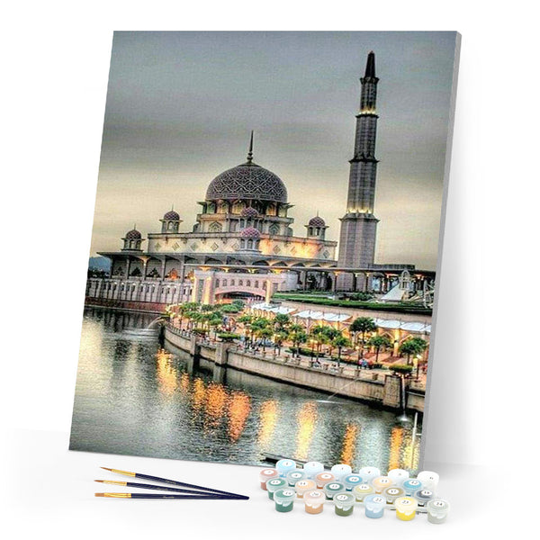 paint by numbers | Mosque | cities intermediate | FiguredArt