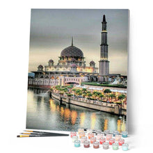 Load image into Gallery viewer, paint by numbers | Mosque | cities intermediate | FiguredArt