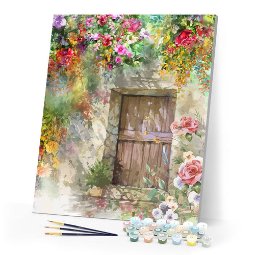 paint by numbers | Cave entrance | advanced flowers landscapes new arrivals | FiguredArt