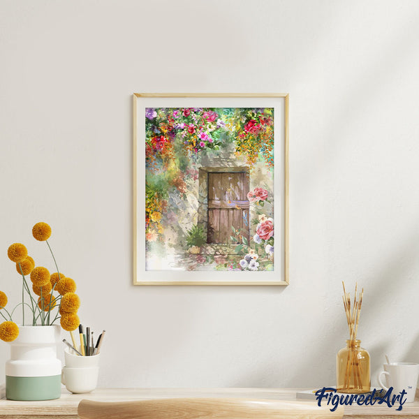 paint by numbers | Cave entrance | advanced flowers landscapes new arrivals | FiguredArt