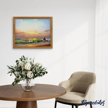 Load image into Gallery viewer, paint by numbers | Quiet Beach | intermediate landscapes new arrivals | FiguredArt