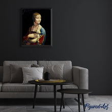 Load image into Gallery viewer, paint by numbers | Woman and her Animal | advanced famous paintings new arrivals portrait | FiguredArt