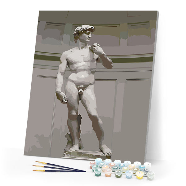 paint by numbers | Statue of Man | advanced new arrivals portrait | FiguredArt