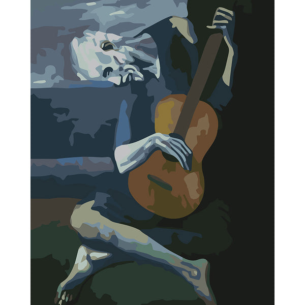 paint by numbers | Guitarist | advanced famous paintings new arrivals | FiguredArt