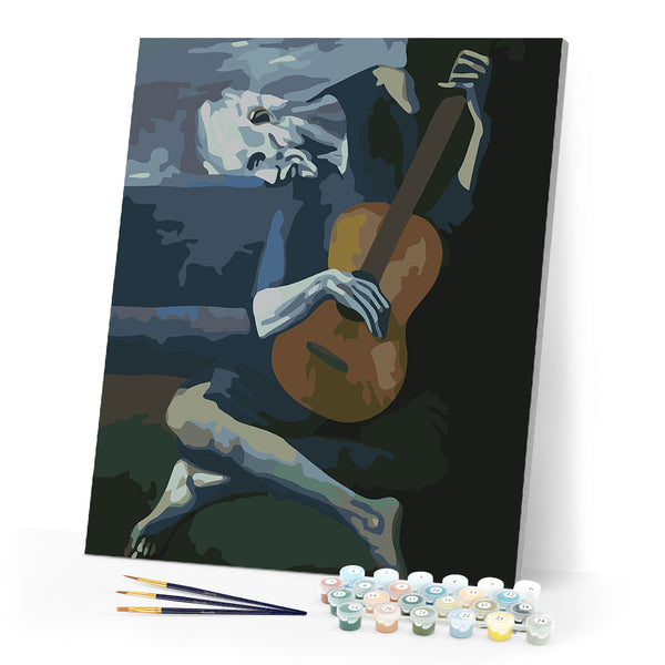 paint by numbers | Guitarist | advanced famous paintings new arrivals | FiguredArt