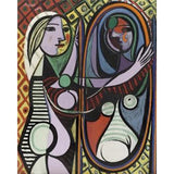 paint by numbers | Picasso Girl before a Mirror | advanced famous paintings new arrivals picasso | FiguredArt