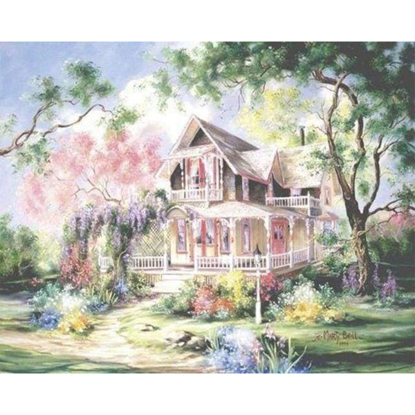 paint by numbers | Romantic home | advanced landscapes | FiguredArt