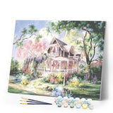 paint by numbers | Romantic home | advanced landscapes | FiguredArt
