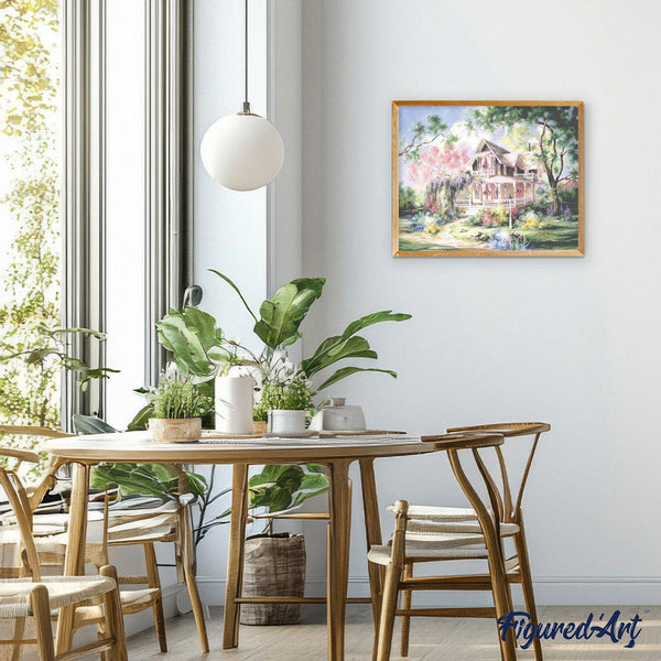 paint by numbers | Romantic home | advanced landscapes | FiguredArt