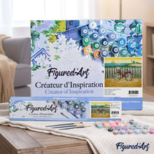 Load image into Gallery viewer, paint by numbers | Bicycle near the Sea | easy landscapes | FiguredArt