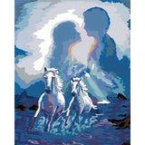 paint by numbers | Romanticism and Horses | animals easy horses romance | FiguredArt