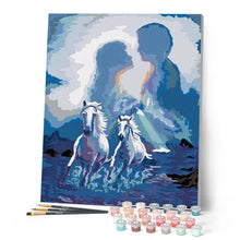Load image into Gallery viewer, paint by numbers | Romanticism and Horses | animals easy horses romance | FiguredArt
