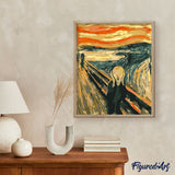 paint by numbers | Scream | advanced famous paintings | FiguredArt