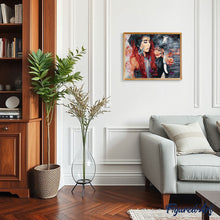 Load image into Gallery viewer, paint by numbers | Woman and Elephant | advanced animals elephants portrait | FiguredArt