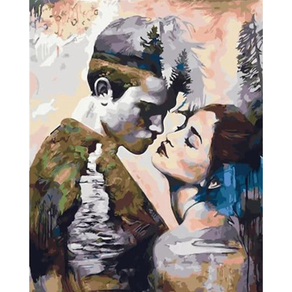 paint by numbers | Indian Temptation | intermediate portrait romance | FiguredArt