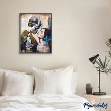 Load image into Gallery viewer, paint by numbers | Indian Temptation | intermediate portrait romance | FiguredArt