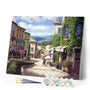 paint by numbers | Mediterranean Village Street | advanced landscapes | FiguredArt