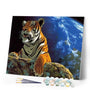 paint by numbers | Tiger and earth | animals easy tigers | FiguredArt