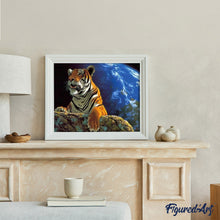 Load image into Gallery viewer, paint by numbers | Tiger and earth | animals easy tigers | FiguredArt