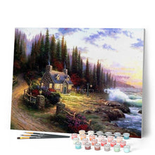 Load image into Gallery viewer, paint by numbers | My little house near the Sea | advanced landscapes | FiguredArt