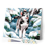 paint by numbers | siberian husky | new arrivals animals dogs winter intermediate | FiguredArt