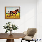 paint by numbers | Horse and Foal in the field | animals easy horses | FiguredArt