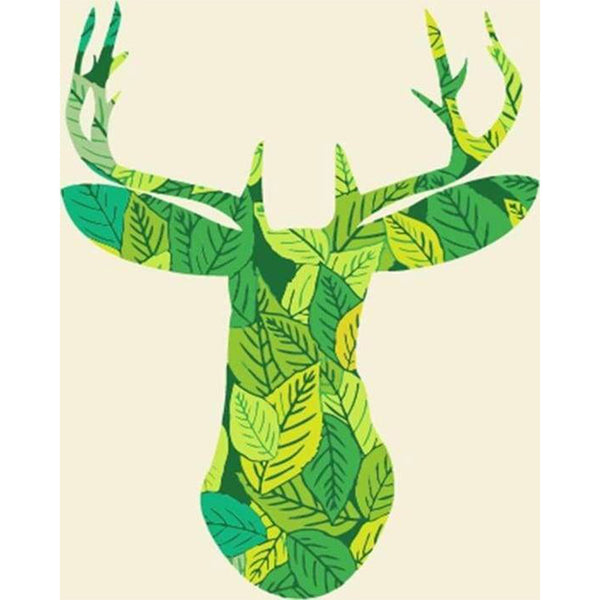 paint by numbers | Deer head Art | animals deer easy | FiguredArt