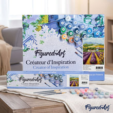 Load image into Gallery viewer, paint by numbers | field of lavender | new arrivals landscapes advanced | FiguredArt