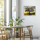 paint by numbers | House in the Trees | advanced landscapes trees | FiguredArt