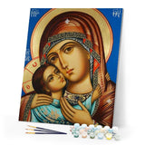 paint by numbers | virgin and child painting | new arrivals religion portrait advanced | FiguredArt
