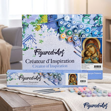Load image into Gallery viewer, paint by numbers | virgin and child painting | new arrivals religion portrait advanced | FiguredArt