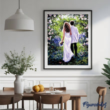 Load image into Gallery viewer, paint by numbers | Honeymooners | intermediate romance | FiguredArt